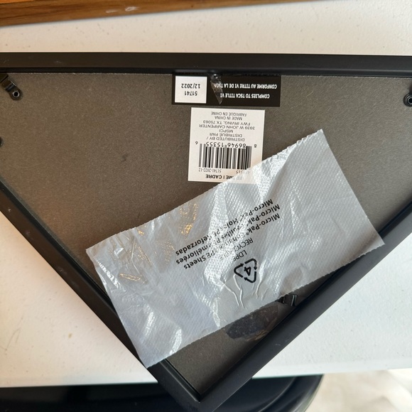 Black Commemorative Flag Case by Studio Décor - Picture 3 of 5